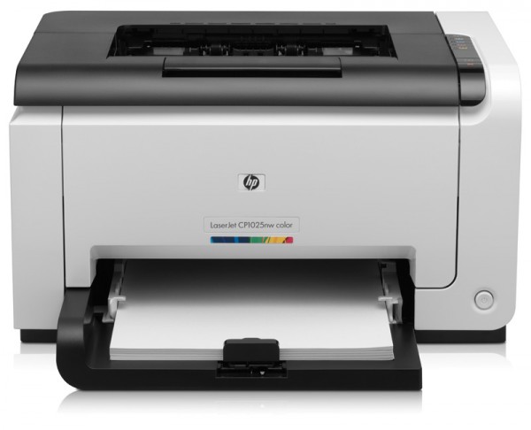 HP LaserJet Pro CP1025nw color printer, Front