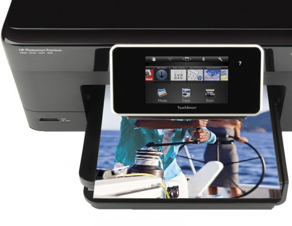 HP Photosmart Premium e-All-in-One Printer, Control Panel Close-up