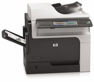 HP LaserJet Enterprise M4555dn MFP, 34 Right with paper