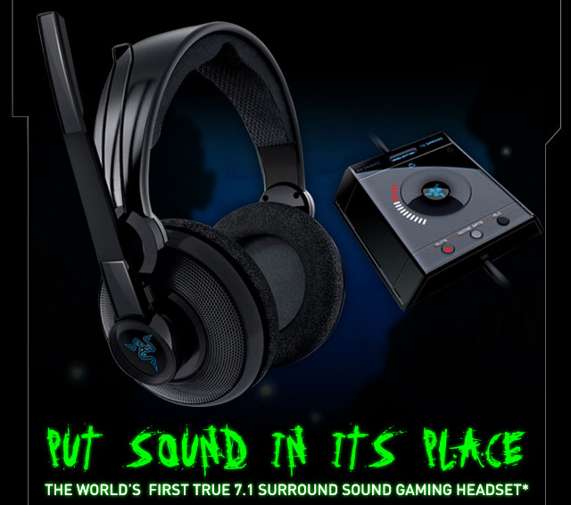 Razer Megalodon 7.1 геймърски слушалки