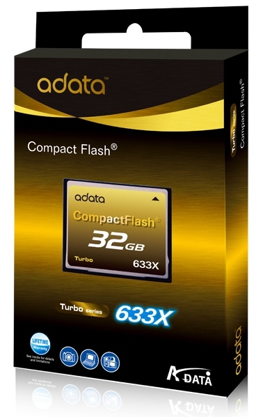 CF633X – най-бързите за сега Compact Flash карти от A-Data