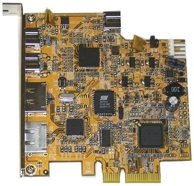 Комбинирана FireWire 800 и eSATA 3GBps платка от Verge Labs