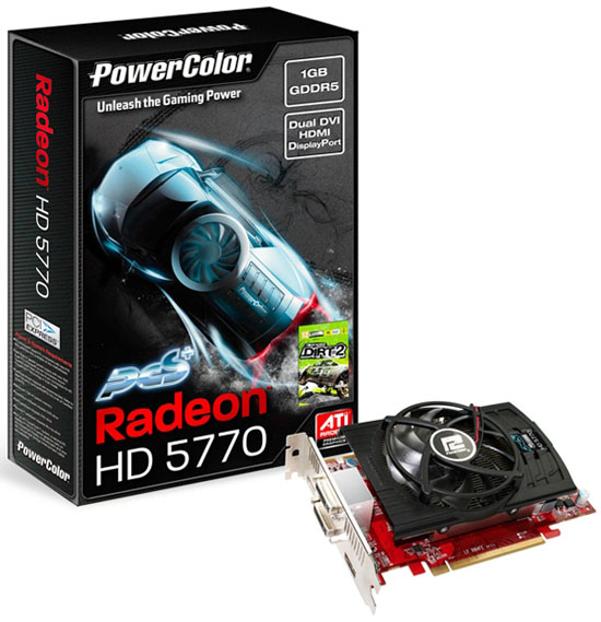 PowerColor представят фабрично оувърклокнат PCS+ HD 5770