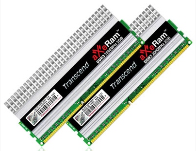 Transcend представиха нови комплекти памет – aXeRam DDR3 2000MHz