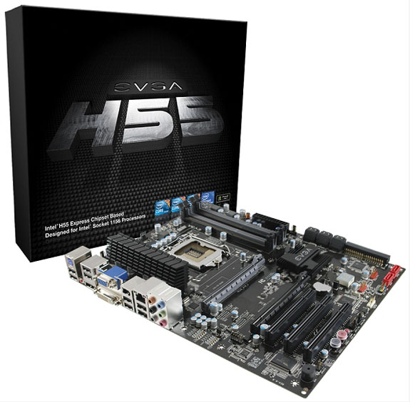 Нови модели дънни платки с H57 и H55 чипсет и от EVGA
