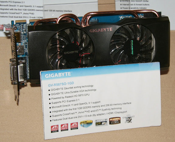 Radeon HD 5870 Super Overclock от Gigabyte