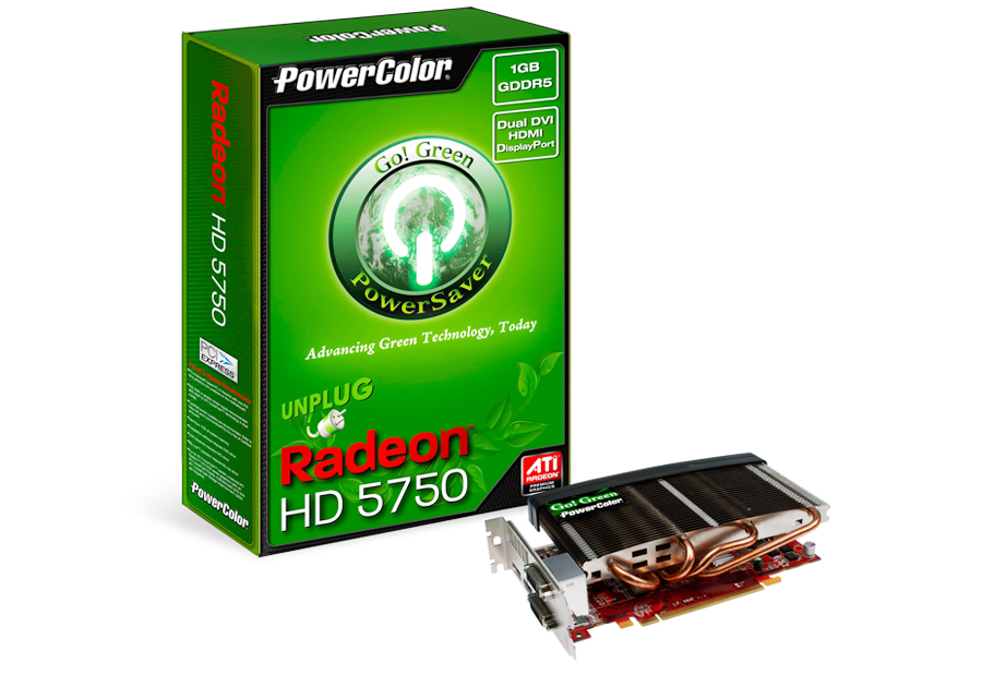 Go! Green Radeon HD5750 от PowerColor