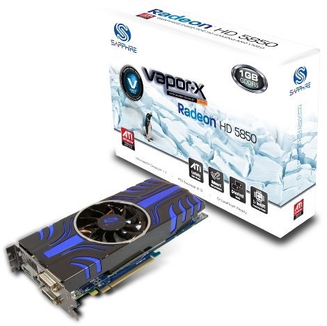 Radeon HD 5850 Vapor-X от Sapphire