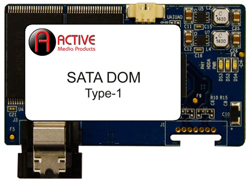Флаш-дискове AMP SATA DOM в три варианта AMP SATA DOM Type-1