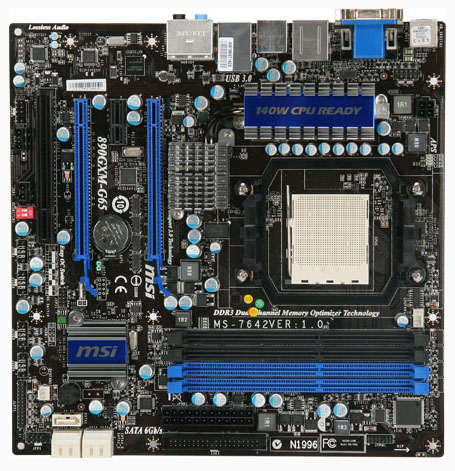 Дънната платка MSI 890GXM-G65 постъпи в продажба MSI 890GXM-G65