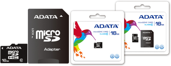 Високоскоростни карти памет от A-DATA microSDHC Class 10 A-DATA microSDHC Class 10