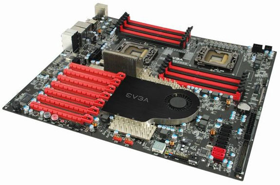 EVGA кръщава двупроцесорната си LGA1366 дънна платка