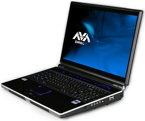 AVADirect Clevo X8100 – мощен геймърски ноутбук с две видеокарти AVADirect Clevo X8100