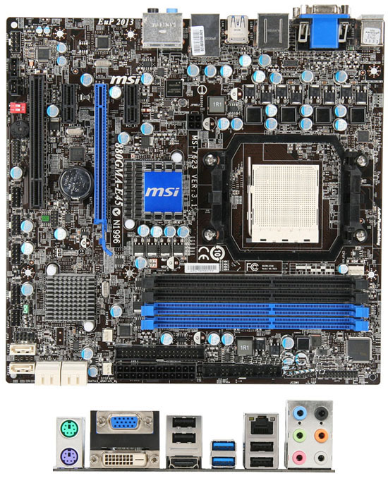 MSI 880GMA-E45 – нова платка базирана на чипсета AMD 880G MSI 880GMA-E45