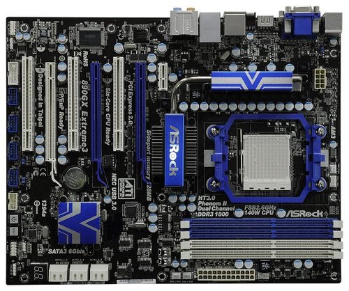 ASRock подготвя дънната платка 890GX Extreme3 Дънна платка ASRock 890GX Extreme3