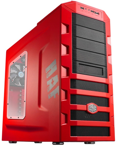 Cooler Master представиха нова версия на HAF 922 кутията оцветена в червено