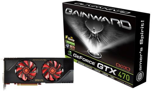 Gainward с алтернативна версия на GeForce GTX 470 GeForce GTX 470 GOOD Edition