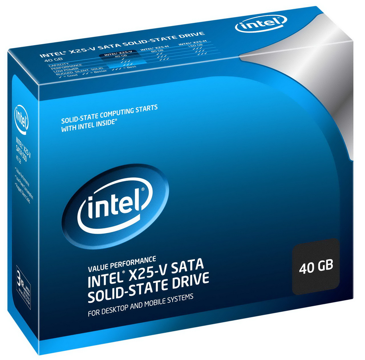Тест на 40GB Intel X25-V SATA Solid-State Drive