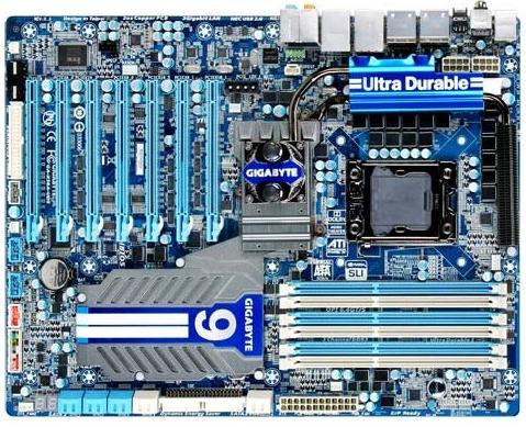 Нова дънна платка GA-X58A-UD9 от Gigabyte с 24 „фазно“ захранване