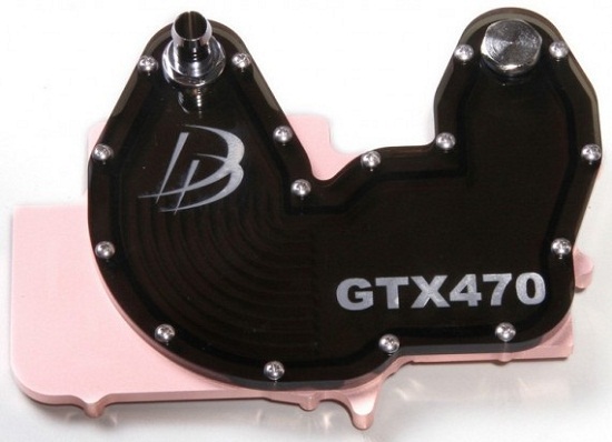 Воден блок Danger Den DD-GTX470 за GeForce GTX 470