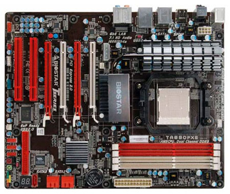 Biostar TA890FXE: нова дънна платка за процесорите на AMD Biostar TA890FXE