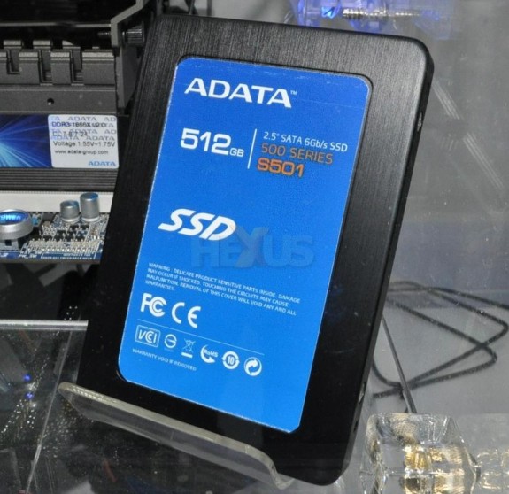 A-Data демонстрира SSD-диск на интерфейс SATA 6.0Gbps