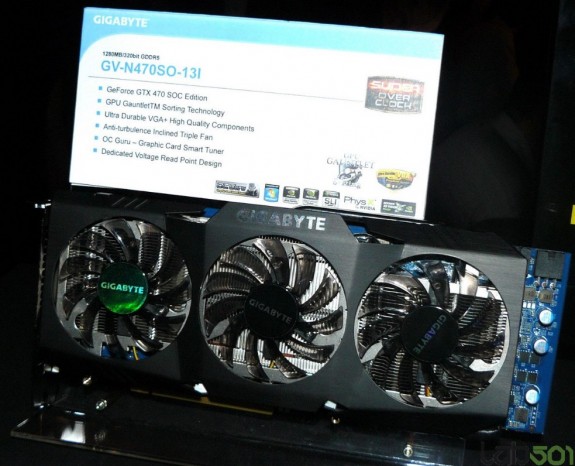 Gigabyte GeForce GTX 470 Super Overclock вече и с охладител