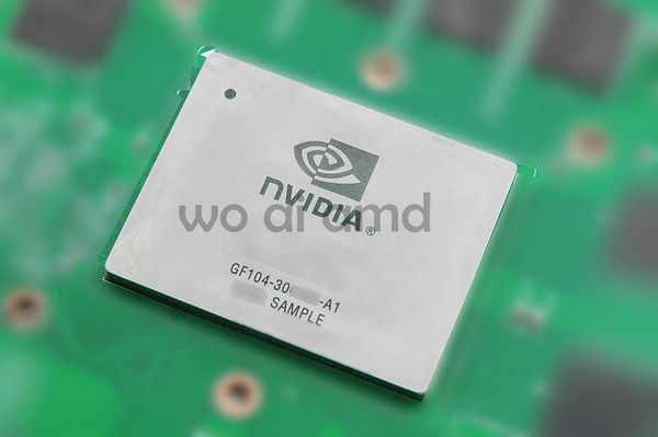 Графичното ядро NVIDIA GF104 се усмихва на камерата