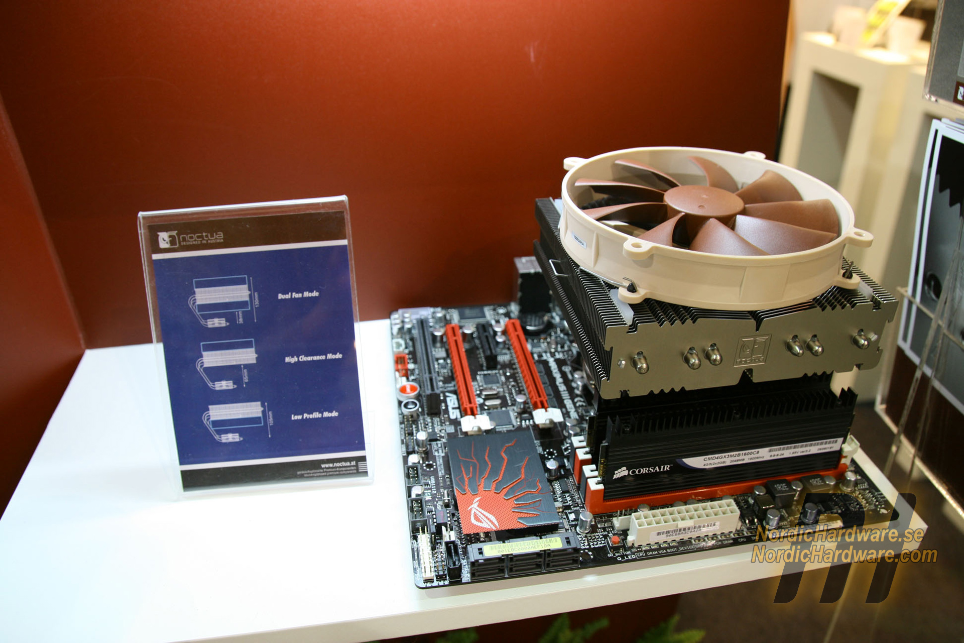 Noctua с нов нископрофилен охладител и много разработки