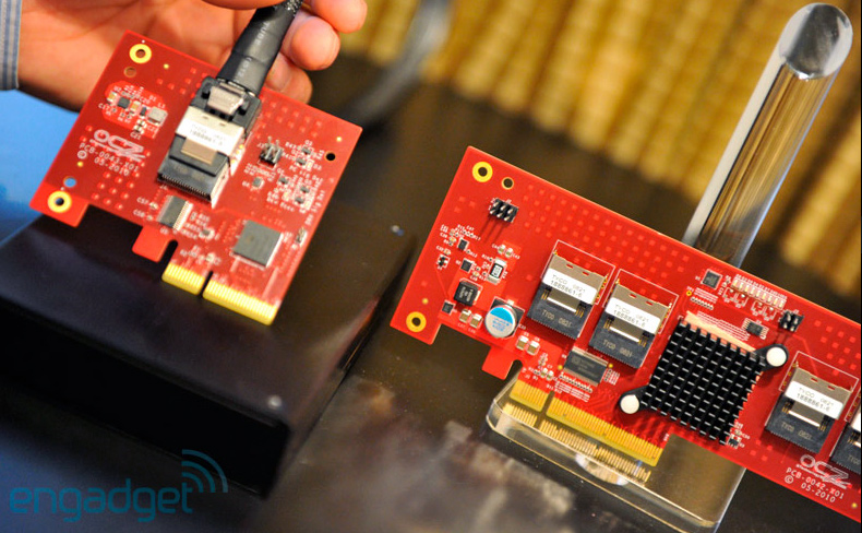 Интерфейсът HSDL позволява пропускателна способност до 20Gbps за твърдотелните дискове