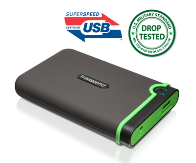 Transcend StoreJet 25M3 получи SuperSpeed USB 3.0 сертификат