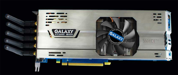 GeForce GTX 460 с безжична връзка към монитор