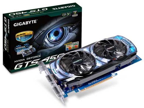 Gigabyte с нов фабрично оувърклокнат модел на базата на GeForce GTS 450