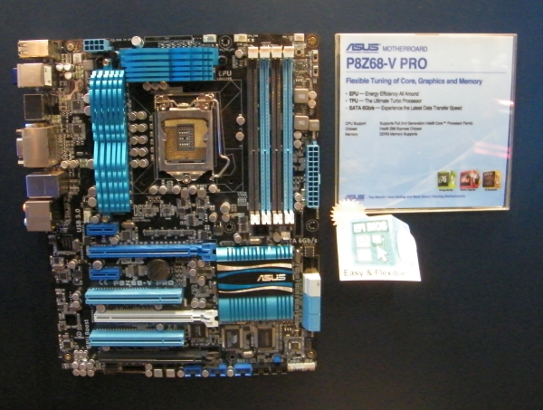 Cebit 2011: ASUS показват дънна платка с Intel Z68