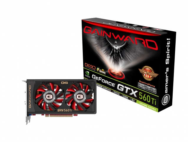 Gainward GTX560 Ti GS – „златен семпъл“ в компактни размери