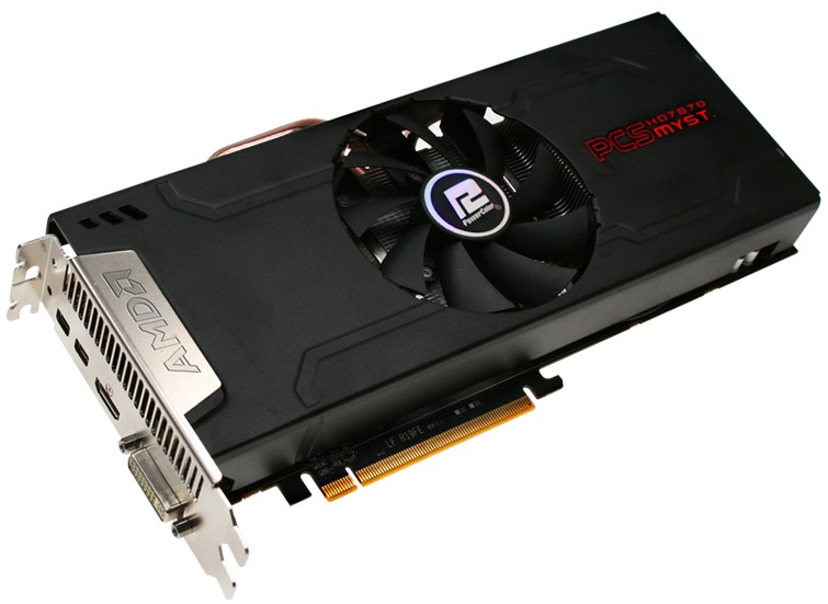 Дизайнерско решение от страна на PowerColor с PCS+ Radeon HD7870 Myst. Edition