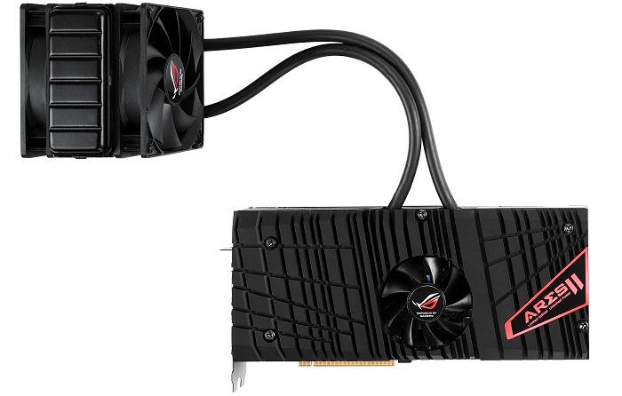 ASUS също предлагат Radeon HD7990 – ARES II