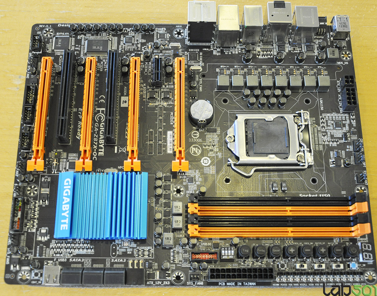 Cebit 2013: Gigabyte показват „чернова“ на дънна платка Z87X-OC