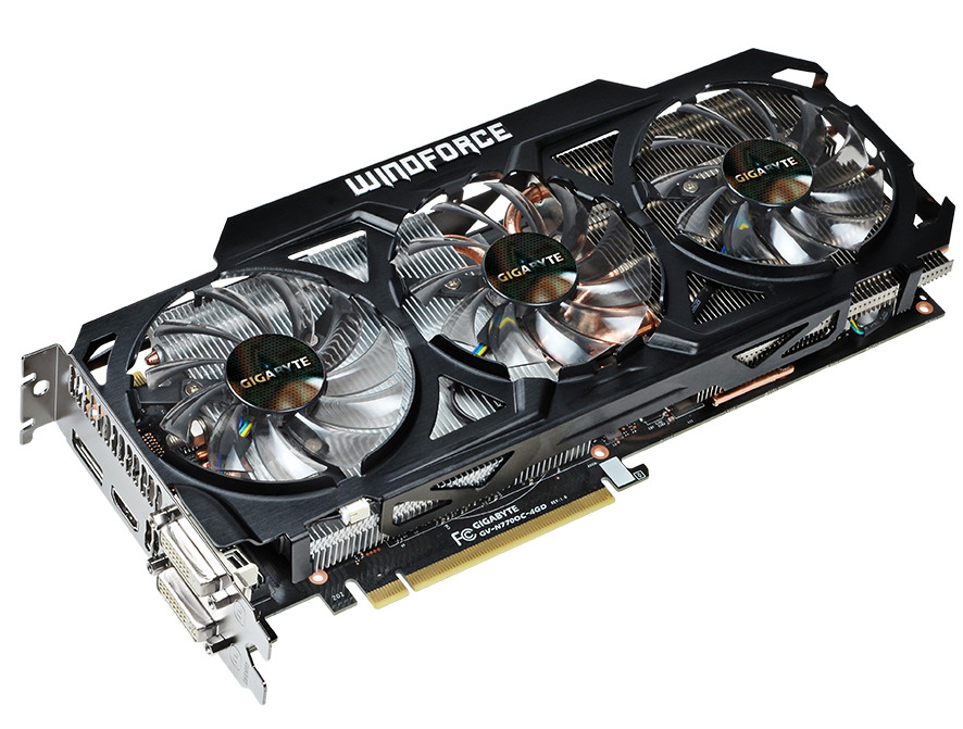 Gigabyte анонсират N770OC-4GD с охладител Windforce 3X 450W