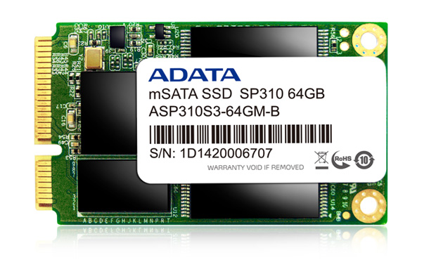 A-DATA анонсират нов модел бюджетен mSATA SSD – SP310