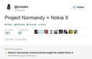 NOKIA + Android =? Nokia X