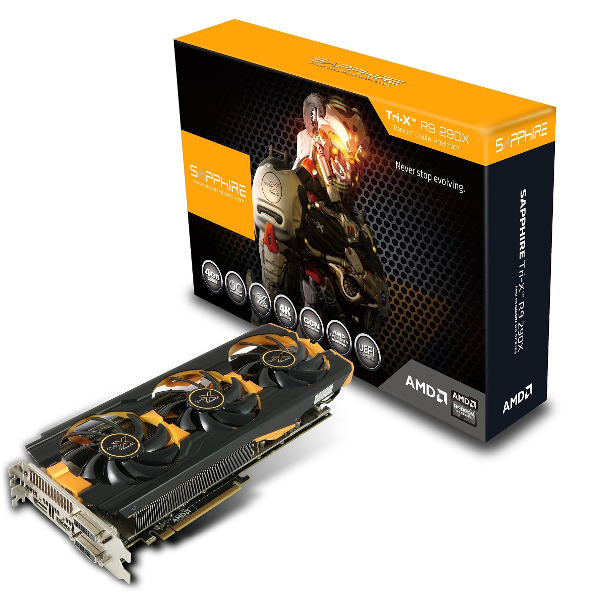 Sapphire Tri-X R9 290X 4GB ОС