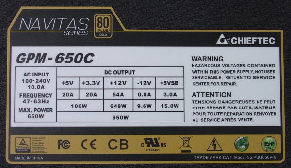 gpm_650c_specs_label