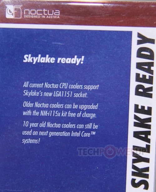 Охладителите на Noctua ще са съвместими с Intel Skylake