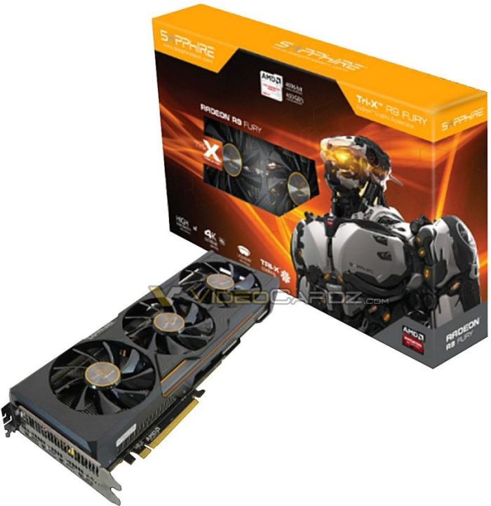 Първи снимки на AMD Radeon Fury, Sapphire Tri-X Fury