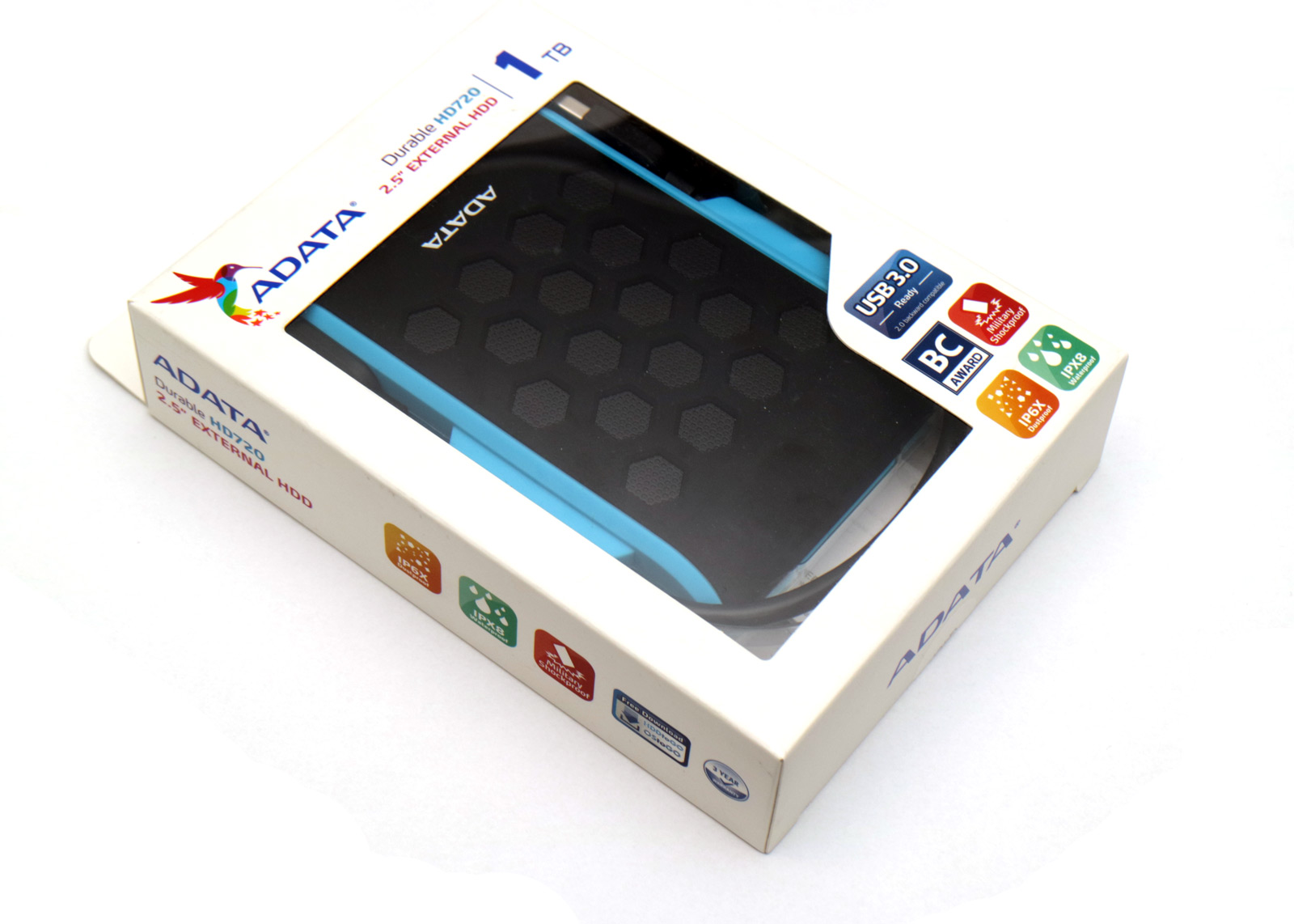 1TB външен мобилен твърд диск ADATA HD720