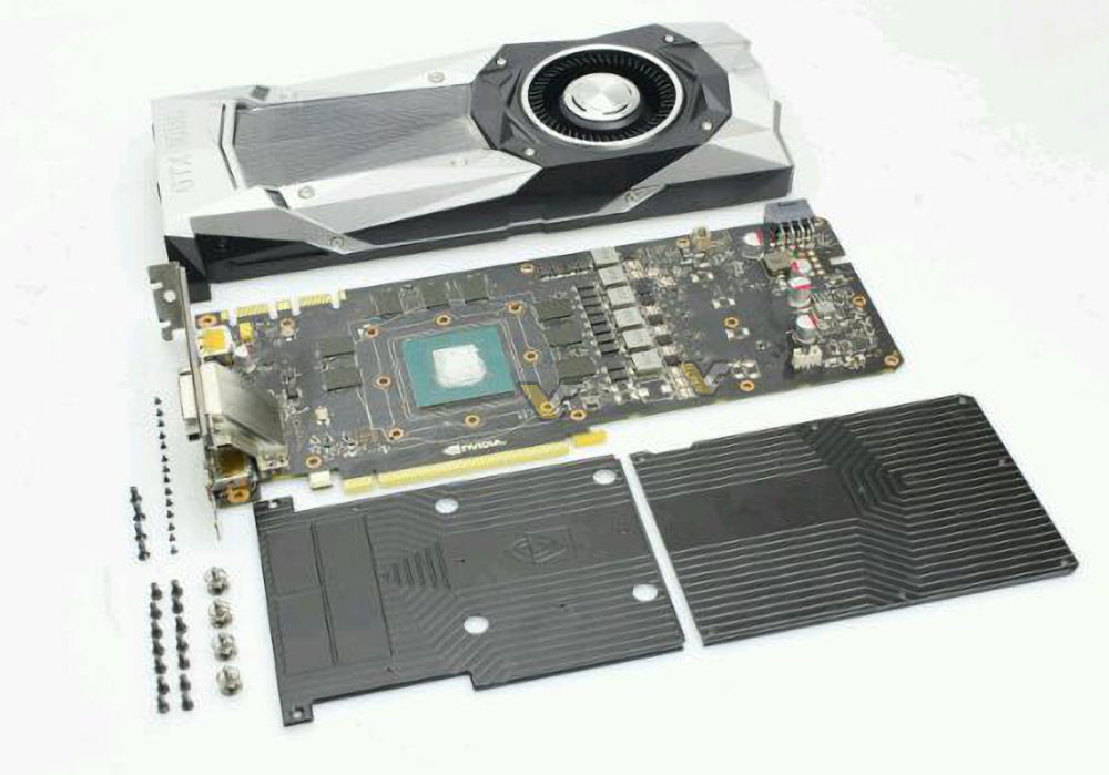 Как изглежда платката на референтната GeForce GTX 1080?