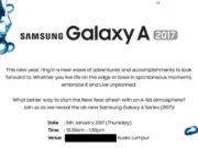 Samsung ще представят официално Galaxy A (2017) на 5-ти януари