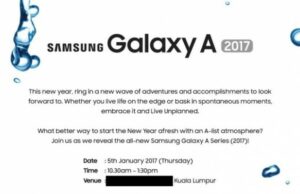 Samsung ще представят официално Galaxy A (2017) на 5-ти януари
