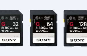 Sony пуска на пазара най-бързите в света SD карти памет – серията SF-G